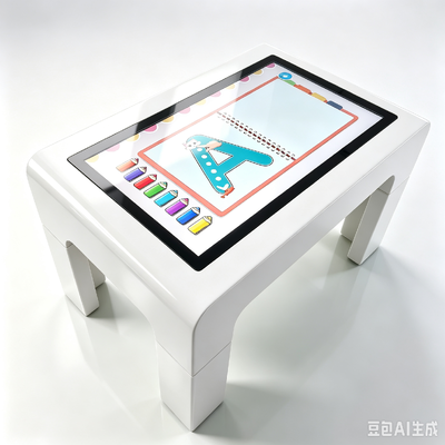 PCAP Touch Screen Table 32 43 55 Inch PC Win OS Gambe staccabili per bambini riunioni di pre-istruzione