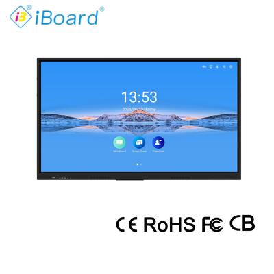 Popular Interactive Flat Panel 65 Inch 4k Resolution Smart Touch con Nuovo Sistema Android Equipaggiamento per riunioni in ufficio in classe