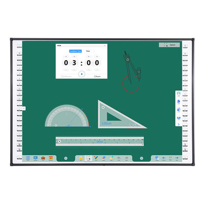 Bordo d'istruzione del touch screen di 10 punti fissato al muro con Hotkeys