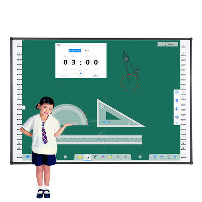 Bordo d'istruzione del touch screen di 10 punti fissato al muro con Hotkeys