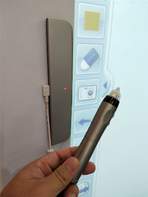 Portable wireless wired touch smart white board 4k proiettore whiteboard penna elettronica con funzione clic del cavo usb