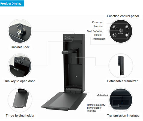 12MP Visualizer Document Camera, relatore visivo dell'aula di USB