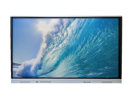 Pannello interattivo 4K da 55-98 pollici con multi-touch e doppio sistema per didattica e riunioni