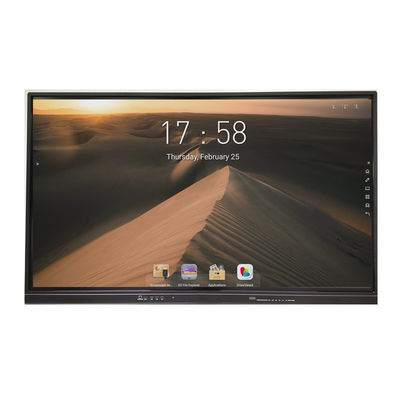 65" lavagna astuta principale interattiva infrarossa del multi monitor di tocco dell'esposizione del bordo di insegnamento del LED