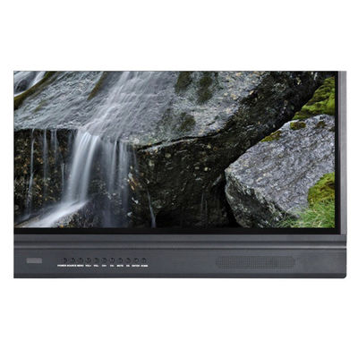 Lavagna interattiva LED da 65 pollici, pannello piatto intelligente Android, 20/40 punti di contatto a infrarossi, colore nero