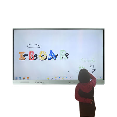 3840*2160 Tabella didattica LCD 5ms Tavola tattile interattiva Windows Linux Infrarosso Per l'istruzione aziendale o scolastica