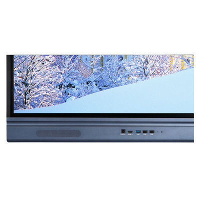 4k pannello interattivo, 86" bordo astuto principale, scanalatura di alluminio della struttura 350cd/m2 OPS