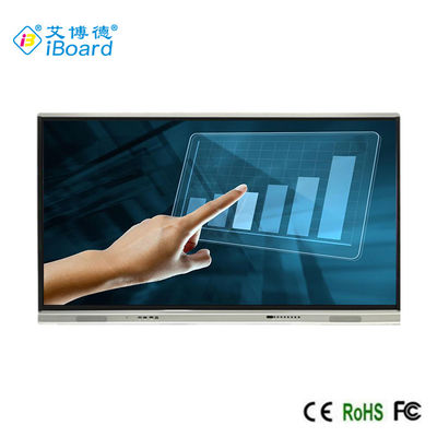 65" struttura di alluminio del multi del touch screen del monitor nero interattivo di lavagna per la conferenza