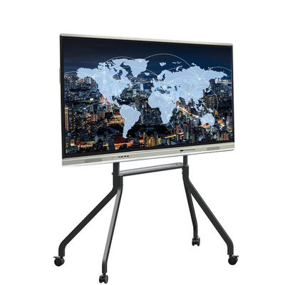 Lavagna interattiva a 75 pollici 1651x929mm, Android8.0 del touch screen, nero e d'argento