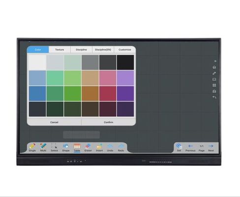 86" 0 installazioni mobili del supporto tocco astuto LCD del bordo di Gap di multi