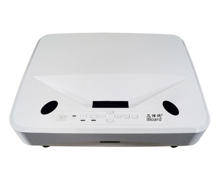 Proiettore portatile laser DLP a tiro infrarosso a corto raggio Tavola bianca multi-touch Smart Board Lavorare con Android Pc Proiettore 4K