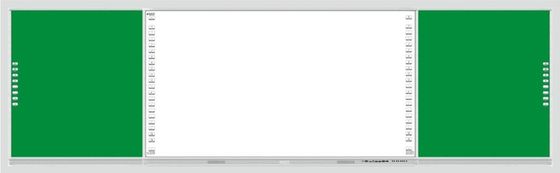 Tavola nera intelligente 75 86 pollici Display Multi Finger Interattivo Touch Bar laterale sinistra destra Tavola per studenti in classe