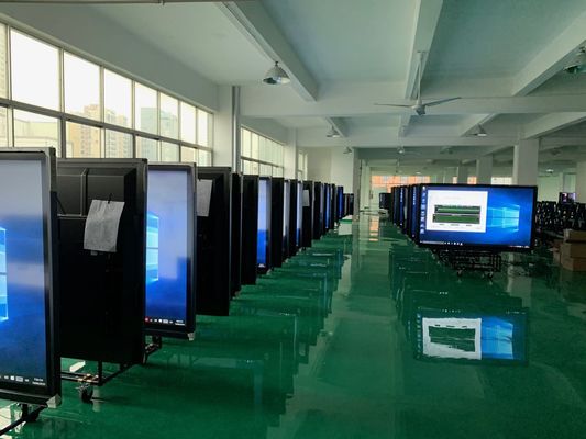 Televisione a schermo tattile a tavolo piatto a 98 pollici iBoard interattivo di alta qualità Soluzione di display premium per insegnamento scolastico e riunioni aziendali