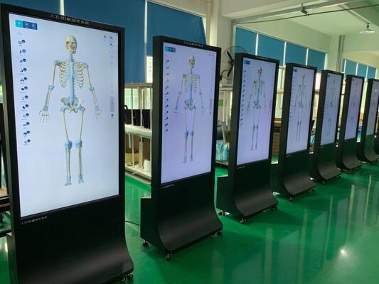 Sistema operativo Linux Segnaletica digitale con rapporto di contrasto 4000 1 che consente visualizzazioni chiare e luminose e facili aggiornamenti dei contenuti