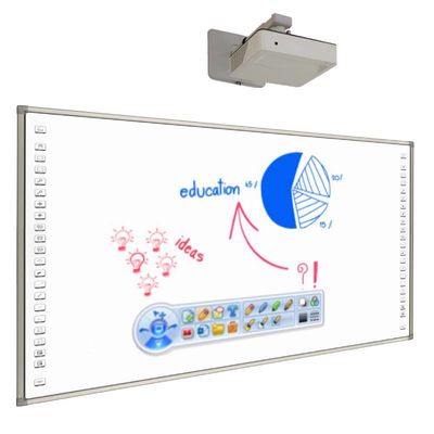 Funzioni ricche e diverse AI Assistente intelligente Riconoscimento vocale Tavola bianca interattiva digitale Con effetto di visualizzazione eccezionale