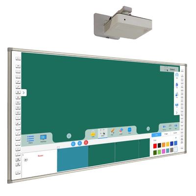 Tabella digitale intelligente a infrarossi da 98 pollici, touch screen, lavagna interattiva con proiettore per classe