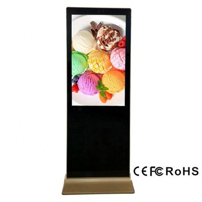 Equipaggiamento pubblicitario schermo sensori a tocco capacitivo segnaletica digitale chiosco a terra schermo LCD interattivo