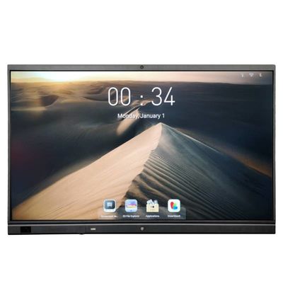 65 esposizione interattiva del touch screen di Android 11 dello schermo piatto con la macchina fotografica &Mic
