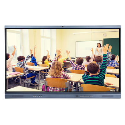 75" NFC ha costruito in lavagna interattiva interattiva dello schermo piatto 4K del mic del camera& per l'aula di Business&