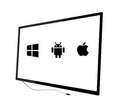 49" IR Touch Frame Screen Touch Overlay Kits per touch display Dimensioni personalizzate