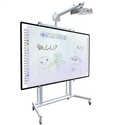 84/87/92/98 Inch 10 punti Infrarossi Finger Multi Touch Interattivo Tavolo elettronico Smart Board Per l'insegnamento Meet