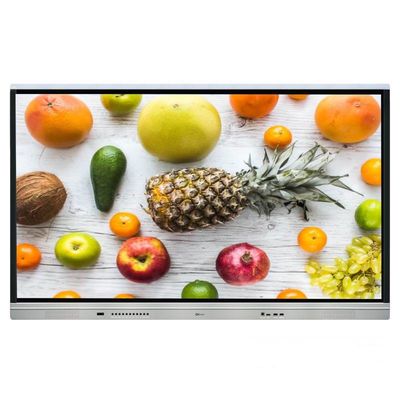 4K Interactive Whiteboard IFPD Smart Monitors Multi Touch Screen Display con fotocamera e microfono All In One Computer per la scuola