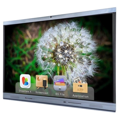 Lavagna interattiva di Android 11 IR 65 75 bambini a 86 pollici di OTA Multi Touch Points For della porta USB dello schermo piatto di serie di YL