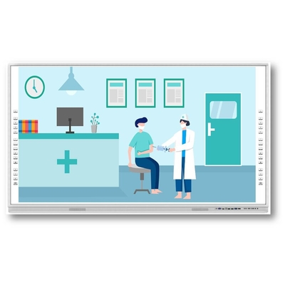 65/75/86/98/110 pollici Display LCD Multi Touch Screen Smart Board Tavole interattive per riunioni, insegnamento e visualizzazione