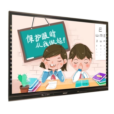 Lato Antivari colorato monitor interattivo 55 del touch screen di Android 11 lavagna a 86 pollici 65 75 interattiva per i bambini dell'ufficio
