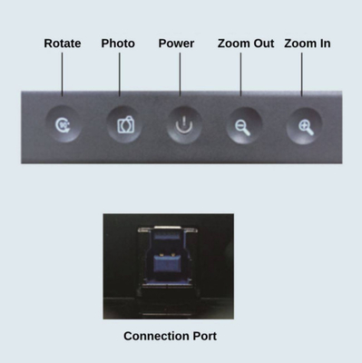 2022 HD Document Visualizer Camera Audio Presenter Visual Per Insegnare 8 Mega Pixel