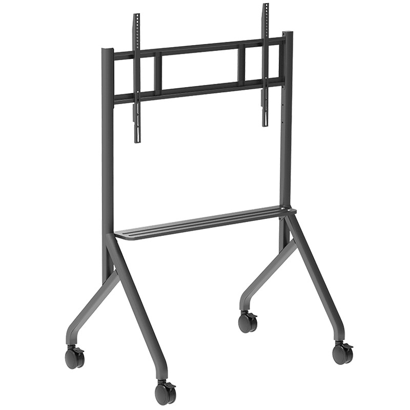 Televisione mobile montaggio a parete regolazione dell'altezza del carrello TV brackets TV Trolley Stand per 65 "-86" movimento completo professionale