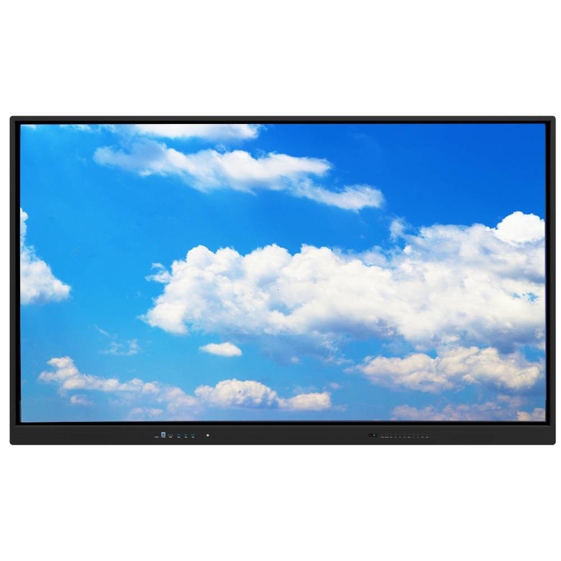 Monitor touch screen interattivo 55 65 75 86 98 110 pollici 3840*2160 4K Camera Mic Transcreen Android 13 OPS Tutto in uno