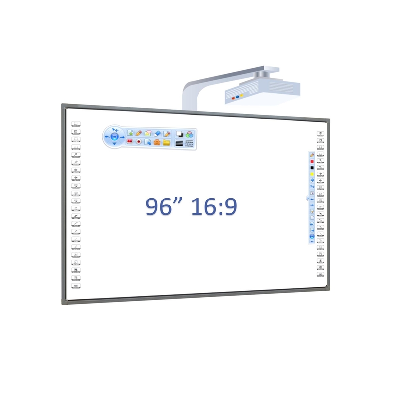 84/87/92/98 Inch 10 punti Infrarossi Finger Multi Touch Interattivo Tavolo elettronico Smart Board Per l'insegnamento Meet