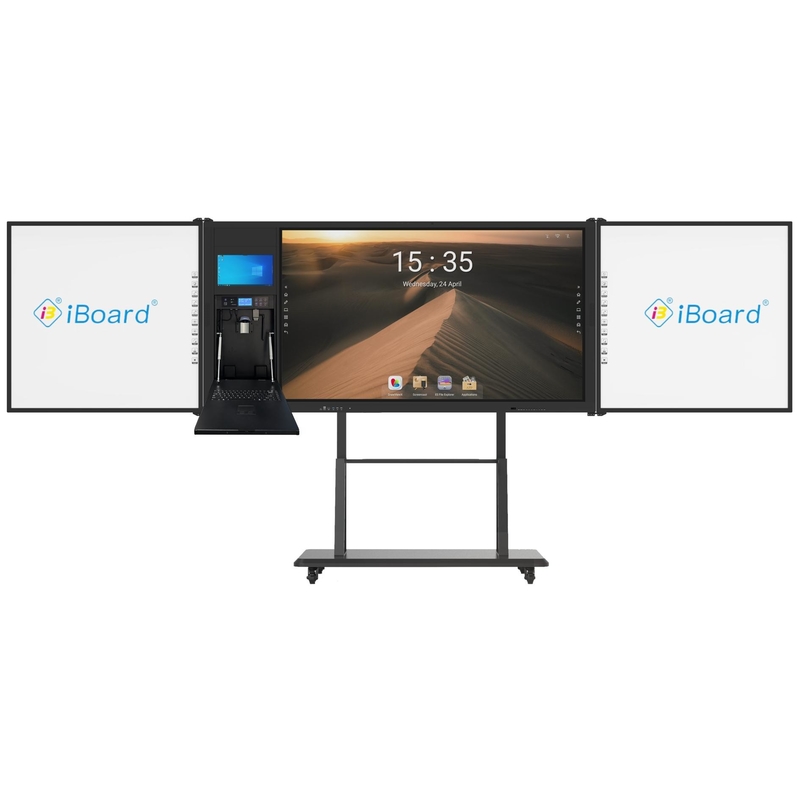 schermo da 75 pollici con risoluzione 4K Ultra HD e display all in one con schede intelligenti