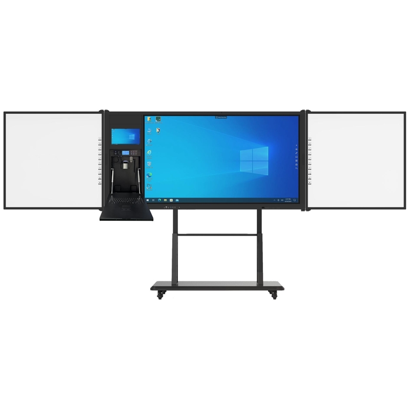 Display interattivo da 75' Android Windows Multi Touch 4K UHD LED Blackboard Smart Whiteboard Fotocamera Mic Scanner Visualizzatore