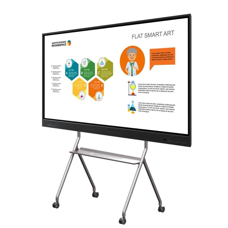 65/75/86/98" Attrezzature didattiche Insegnamento Tutto in uno Smart Whiteboard lavagna interattiva lavagna digitale per l'insegnamento