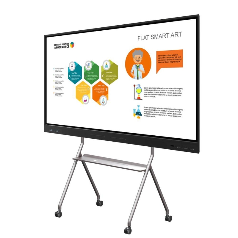 65/75/86/98" Attrezzature didattiche Insegnamento Tutto in uno Smart Whiteboard lavagna interattiva lavagna digitale per l'insegnamento