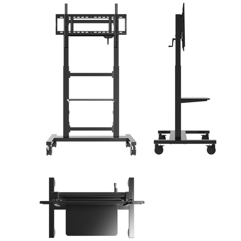 Nuovo stile supporto per pavimenti elettronico supporto per TV intelligente regolabile supporto mobile mobile montanti e carrelli