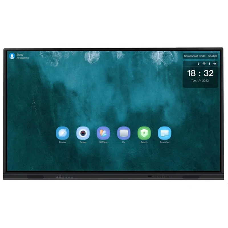 32768 X 32768 Risoluzione tattile Proiettore touchscreen interattivo Utilizzare IR Touch Tavola bianca interattiva