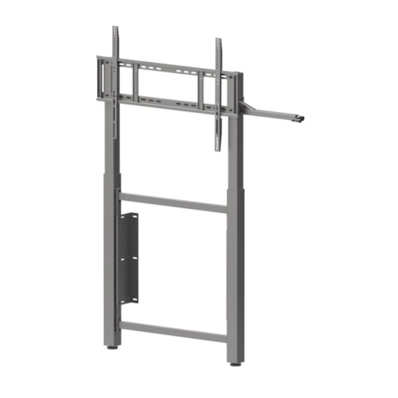 Carrello di supporto interattivo a lavanderia regolabile per monitor intelligenti da 65 pollici a 75 pollici