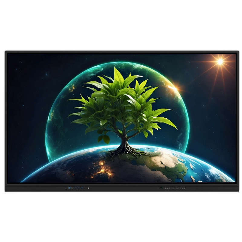 LCD Smart Board 86 pollici Android 14 con 8+128G 40 punti di contatto wifi bt hdmi software calibrato per uffici scolastici