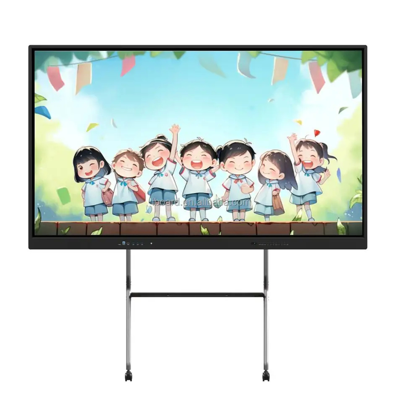 Black Frame Color Interactive Touchscreen Whiteboard con software di scrittura