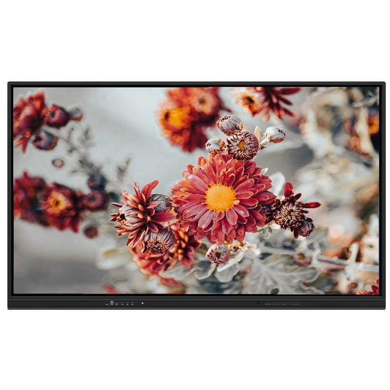 65 75 86 pollici Interattivo Touch Screen Monitor Metallo 2x15W Altoparlanti WIFI Bluetooth Wireless Condividere da PAD Telefono Laptop per l'istruzione scolastica Prestazioni di ufficio