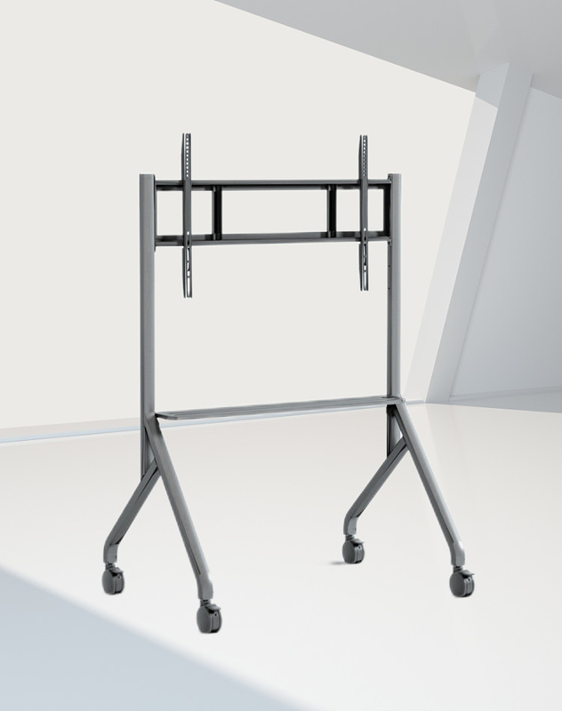 IBoard 55-86 pollici Disponibile Televisione mobile supporto suolo TV carrello tutto in uno Display con ruote