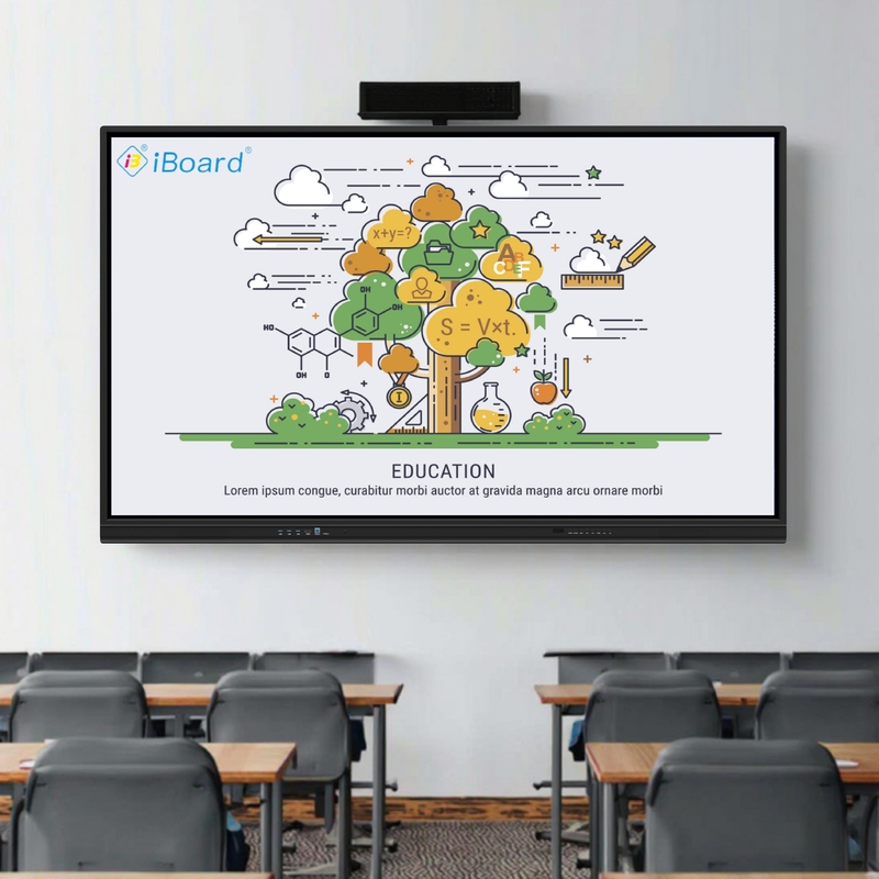 55 65 75 86 pollici 4K LCD Interattivo Tavola bianca Digital Panel Smart Classroom Tavola elettronica digitale Smart Board per l'insegnamento