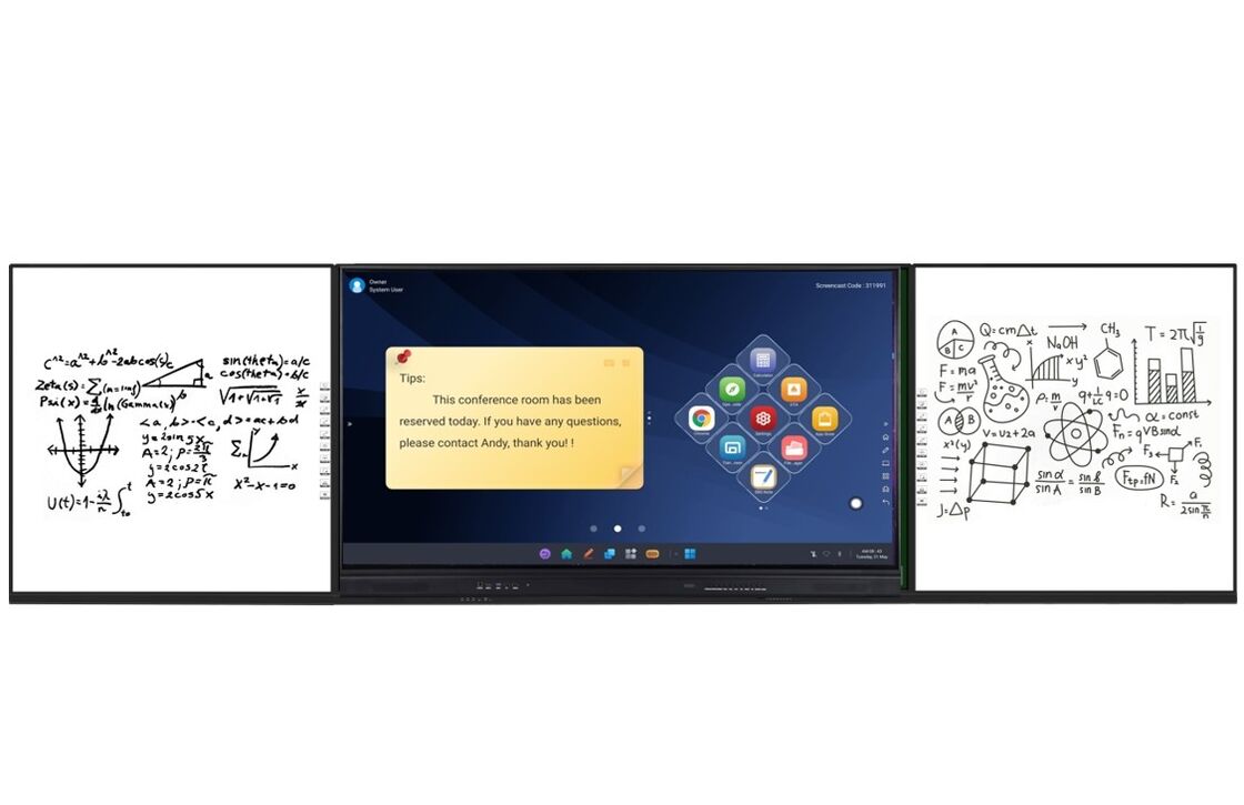 Smart Board con tecnologia infrarossa touch e funzione di registrazione per la lavagna interattiva multi-punto nell'istruzione