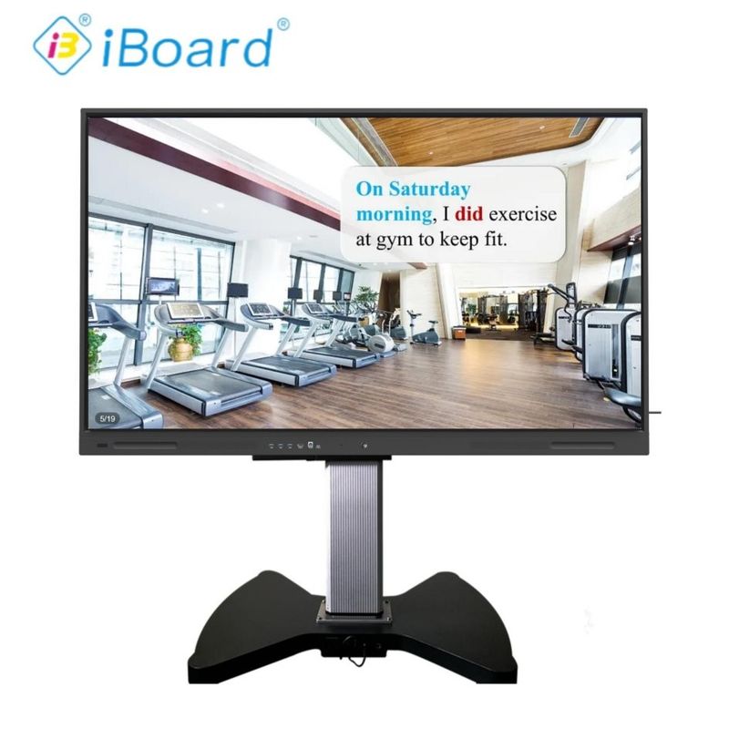 65 pollici 4K UHD interattivo Smart TV a pannello piatto con nuovo sistema Android attrezzature per riunioni di ufficio in classe