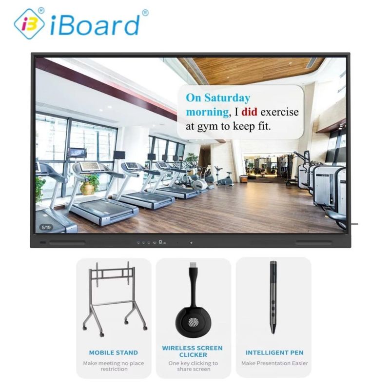 Display interattivo Display touch interattivo Display promethean Interactive Whiteboard Smart Whiteboard Display touch elettronico per riunioni in classe