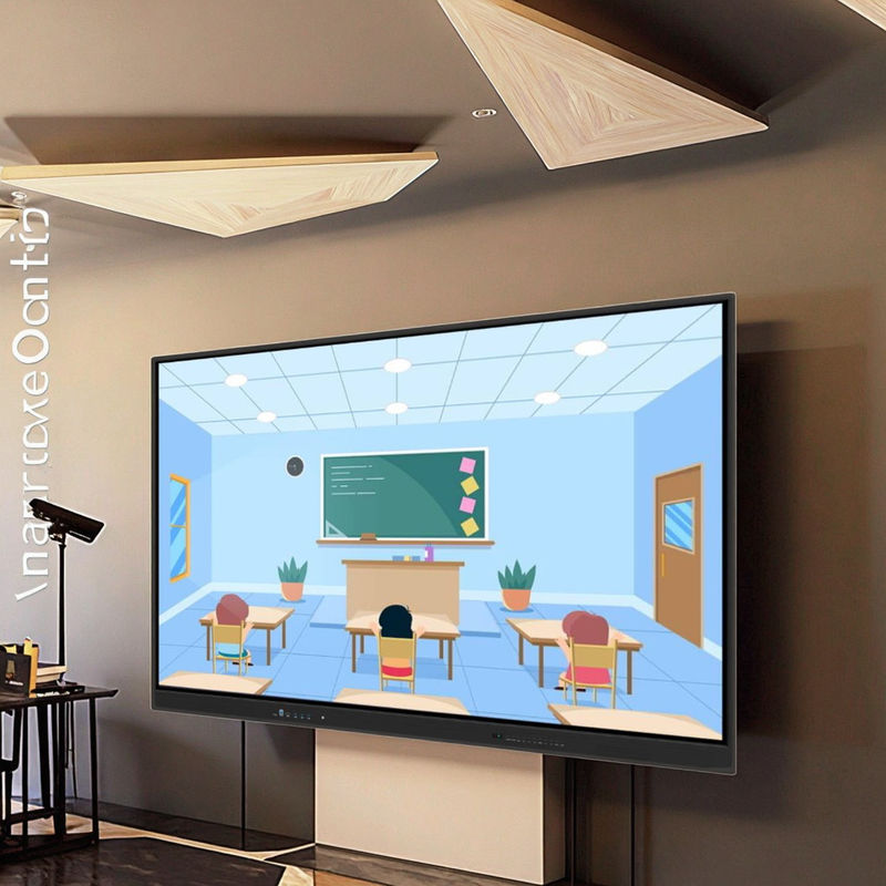 Prezzo di fabbrica 75 pollici Android Window Dual System Touch Screen Digital Interactive Smart TV Tavola bianca per riunioni in classe