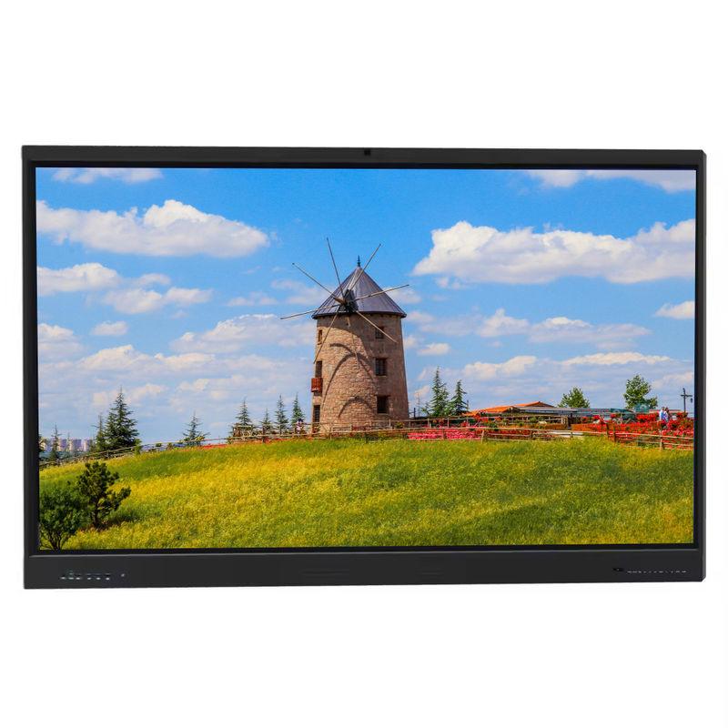 LED Interactive Smart Board 65 Inch 4K UHD Display con touch Android 14 Camera Mic integrata PC Speaker WiFi Perfetto per insegnamento scolastico, conferenze e uso in ufficio